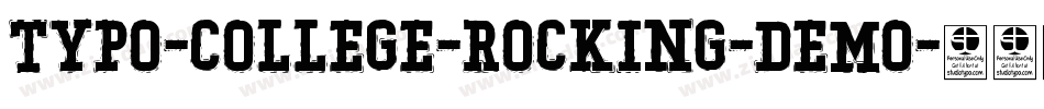 Typo-College-Rocking-Demo字体转换