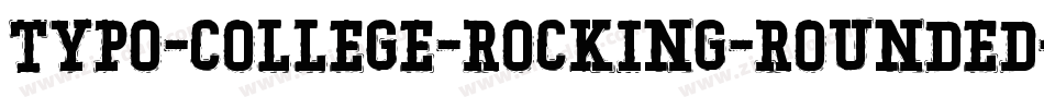 Typo-College-Rocking-Rounded-Demo字体转换