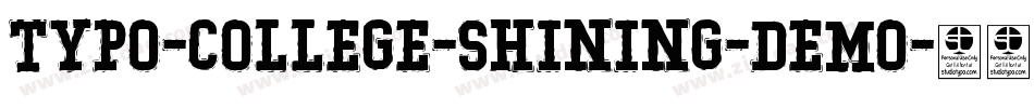 Typo-College-Shining-Demo字体转换
