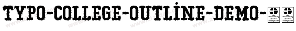 Typo-College-Outline-Demo字体转换
