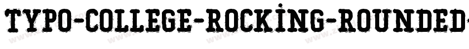 Typo-College-Rocking-Rounded-Demo字体转换