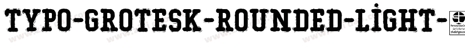 Typo-Grotesk-Rounded-Light字体转换