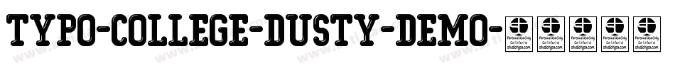 Typo-College-Dusty-Demo字体转换