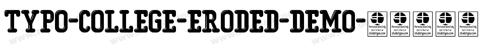Typo-College-Eroded-Demo字体转换