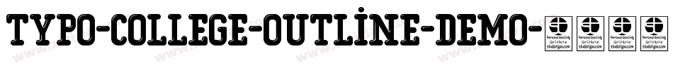 Typo-College-Outline-Demo字体转换