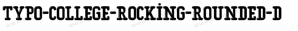 Typo-College-Rocking-Rounded-Demo字体转换