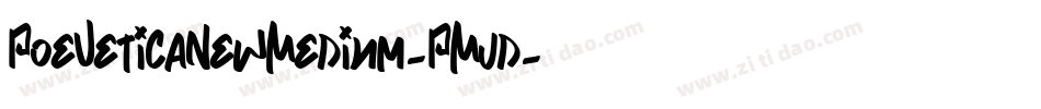 PoeVeticaNewMedium-PMvd字体转换