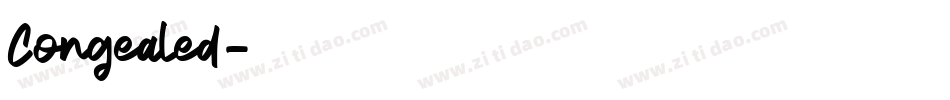 Congealed字体转换