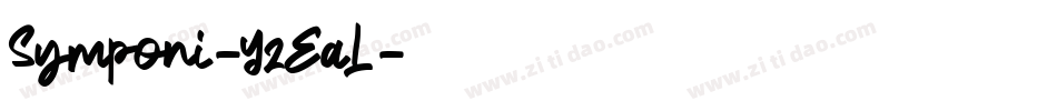 Symponi-YzEaL字体转换 Symponi-YzEaL字体转换