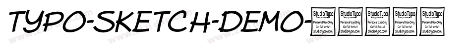 TYPO-SKETCH-DEMO字体转换