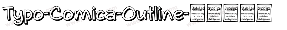 Typo-Comica-Outline字体转换