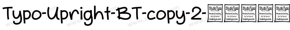 Typo-Upright-BT-copy-2字体转换