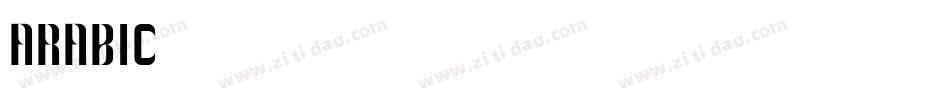 arabic字体字体转换