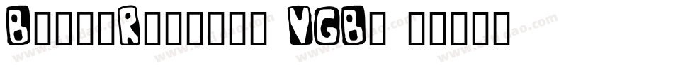 BkcapRegular-VGBx字体转换