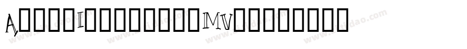 AcornInitials-MVxx字体转换