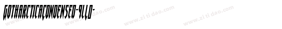 GotharcticaCondensed-9lL0字体转换