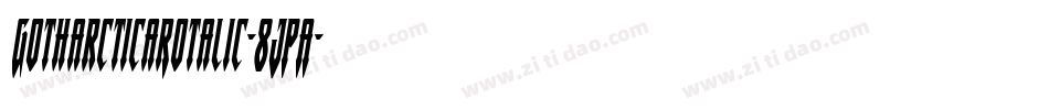 GotharcticaRotalic-8JPA字体转换 GotharcticaRotalic-8JPA字体转换
