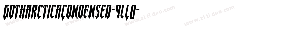 GotharcticaCondensed-9lL0字体转换