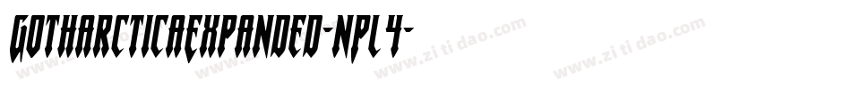 GotharcticaExpanded-nPl4字体转换 GotharcticaExpanded-nPl4字体转换