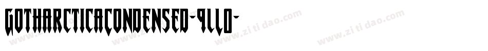 GotharcticaCondensed-9lL0字体转换