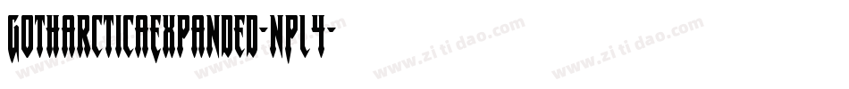 GotharcticaExpanded-nPl4字体转换 GotharcticaExpanded-nPl4字体转换