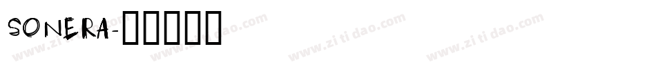 Sonera字体转换