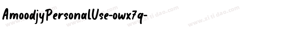AmoodjyPersonalUse-owx7q字体转换