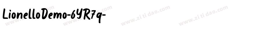 LionelloDemo-6YR7q字体转换