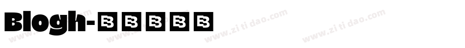 Blogh字体转换