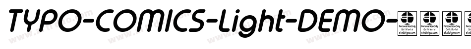 TYPO-COMICS-Light-DEMO字体转换