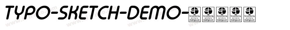 TYPO-SKETCH-DEMO字体转换