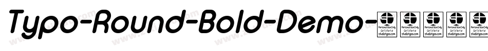Typo-Round-Bold-Demo字体转换