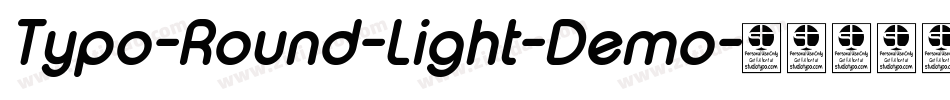 Typo-Round-Light-Demo字体转换