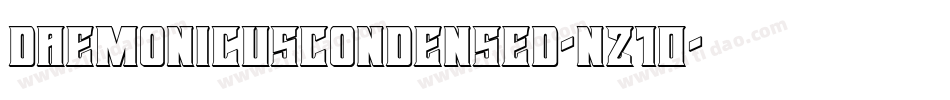 DaemonicusCondensed-nz10字体转换