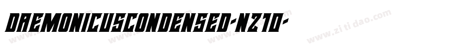 DaemonicusCondensed-nz10字体转换