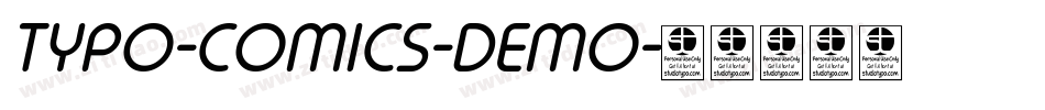 TYPO-COMICS-DEMO字体转换