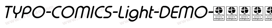 TYPO-COMICS-Light-DEMO字体转换
