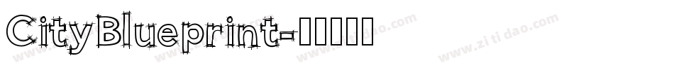 CityBlueprint字体转换