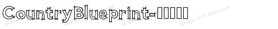 CountryBlueprint字体转换