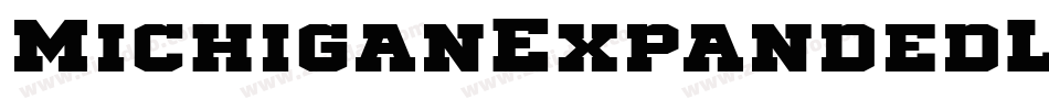 MichiganExpandedLaser-dRvg字体转换