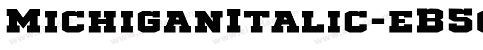 MichiganItalic-eB5g字体转换