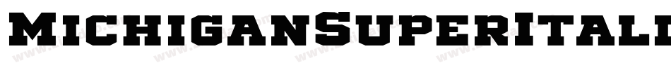 MichiganSuperItalic-pdqa字体转换