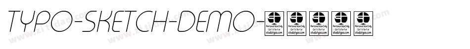 TYPO-SKETCH-DEMO字体转换
