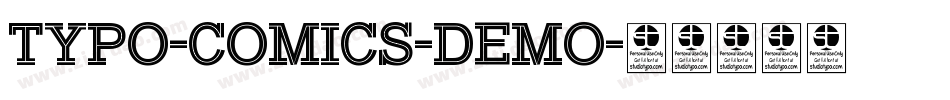 TYPO-COMICS-DEMO字体转换