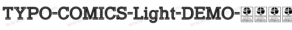 TYPO-COMICS-Light-DEMO字体转换