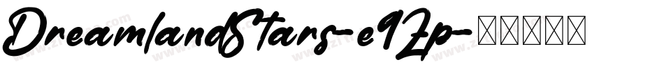 DreamlandStars-e9Zp字体转换