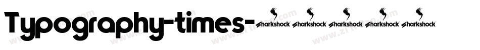 Typography-times字体转换