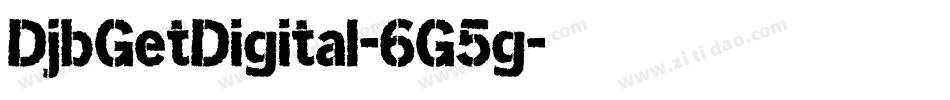 DjbGetDigital-6G5g字体转换