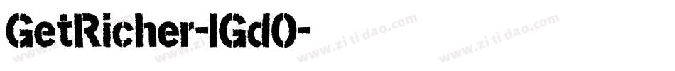 GetRicher-lGd0字体转换