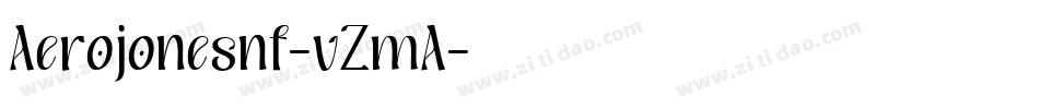 Aerojonesnf-vZmA字体转换
